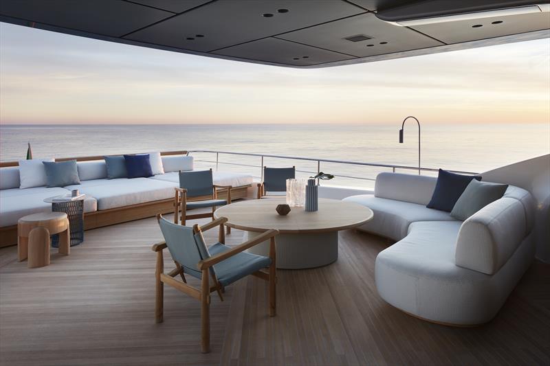 Sanlorenzo SD90 Aft Deck - photo © Sanlorenzo