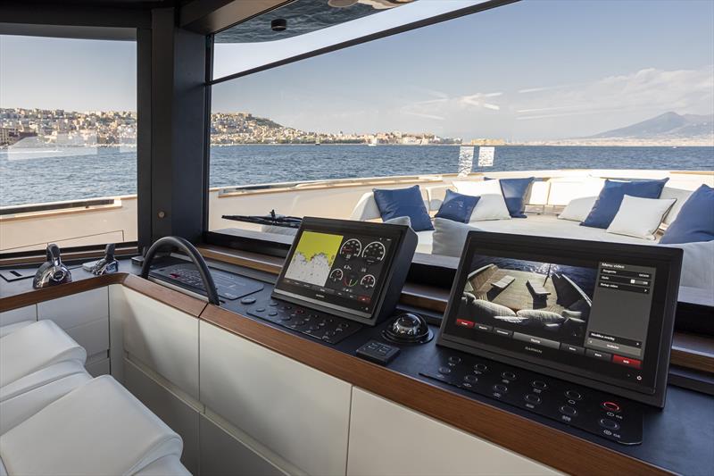 Evo V8 Helm station - Main Deck photo copyright Studio Borlenghi / Stefano Gattini taken at  and featuring the Power boat class