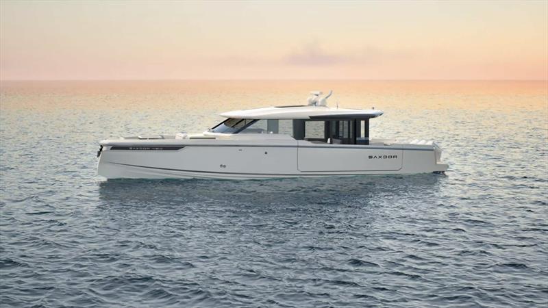 Saxdor's flagship 460 GTC featuring award-winning design, Scandinavian styling and functional luxury - photo © Saxdor Yachts 
