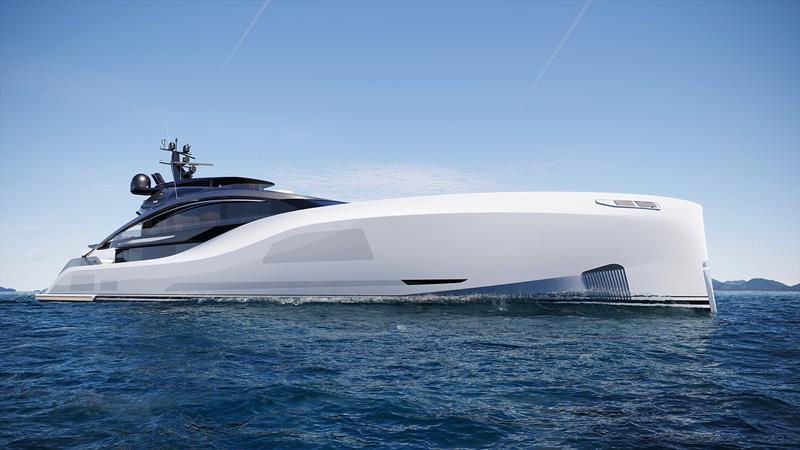 ISA Blade 70-metre photo copyright ISA Yachts taken at  and featuring the Power boat class