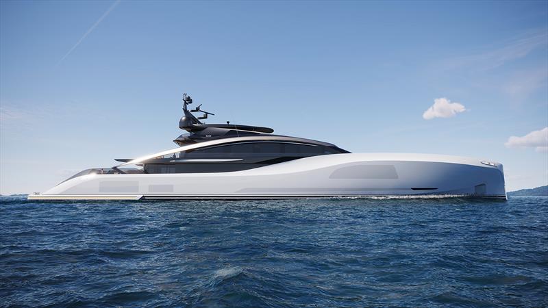ISA Blade 70-metre photo copyright ISA Yachts taken at  and featuring the Power boat class