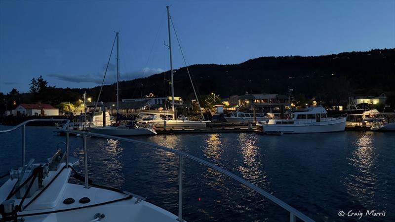 2026 Flotilla to Alaska Day 1 - Evening at Ganges - photo © Craig Morris
