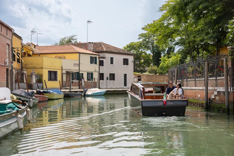 Lucietta, Repower's first purpose-built electric water taxi designed by Nauta photo copyright Repower taken at  and featuring the Power boat class