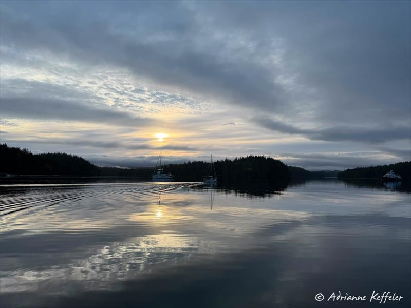 Leaving Blunden Harbour, headed for Cape Caution - photo © Adrianne Keffeler