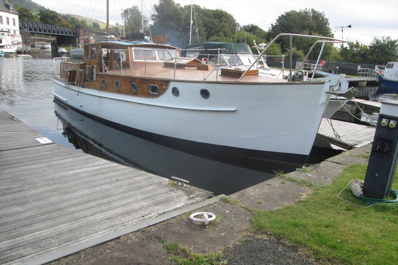 Silver Gare, a classic Silvers Gentleman's Motoryacht built at Rosneath in 1938 - photo © Malcolm McKeag