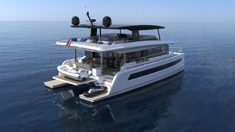 Silent 62 3-Deck Solar Electric Catamaran - photo © Silent-Yachts