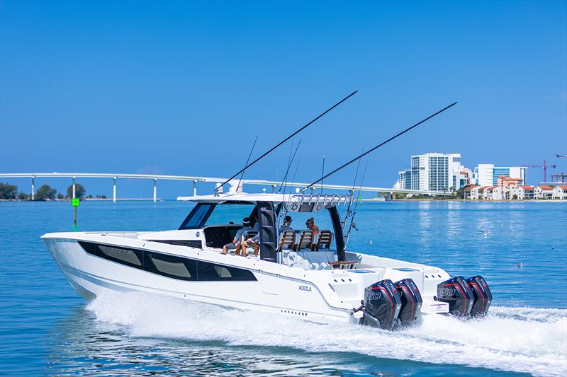 The Aquila 47 Molokai photo copyright Aquila Power Catamarans taken at  and featuring the Power Cat class