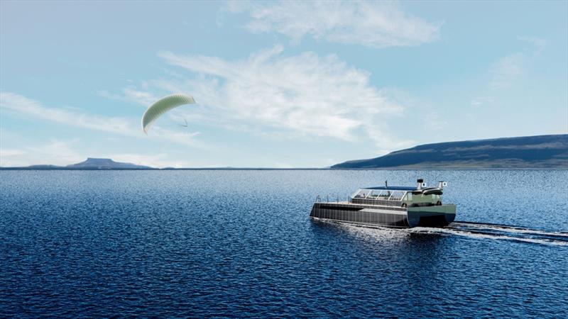 Sphinx kite sail photo copyright Sovereign Ships taken at  and featuring the Power Cat class