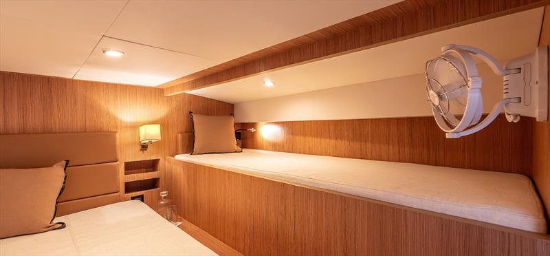 Cora 48 catamaran - Bedroom photo copyright Multihull Solutions taken at  and featuring the Power Cat class