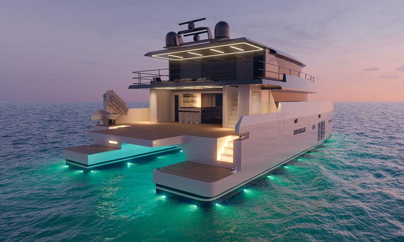 The Archipelago 80 photo copyright Archipelago Yachts taken at  and featuring the Power Cat class