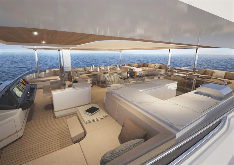 Silent Yachts new solar electric flagship SY80 - photo © Silent Yachts