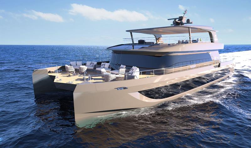 VisionF 101 - Bow Deck - photo © VisionF Yachts