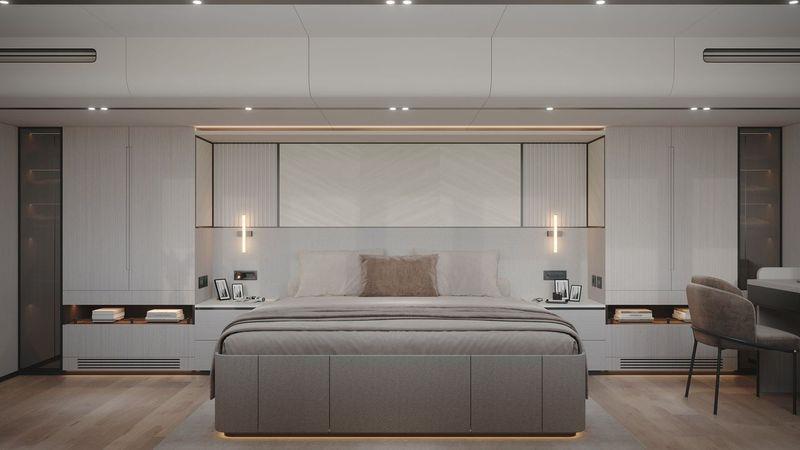 VisionF 101 - Owner Cabin - photo © VisionF Yachts