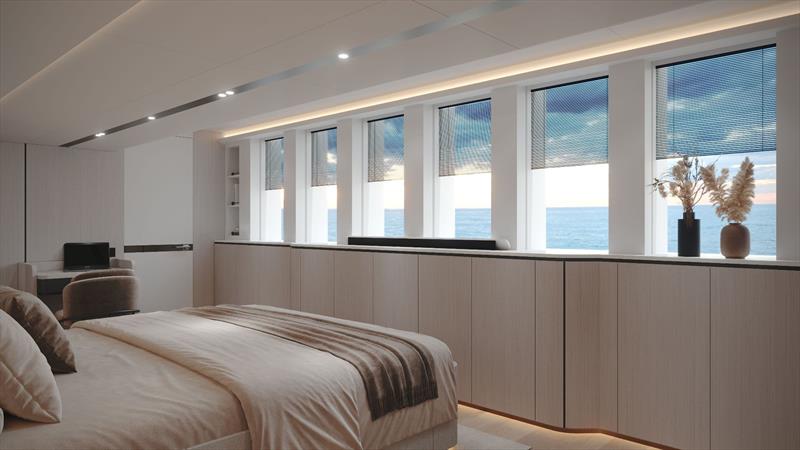 VisionF 101 - Owner Cabin - photo © VisionF Yachts