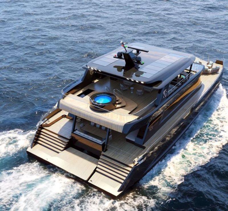 VisionF 101 photo copyright VisionF Yachts taken at  and featuring the Power Cat class