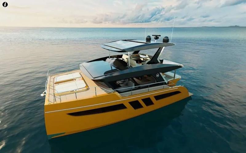 Solar-E 44 Open Flybridge - photo © Sunpower Yachts International