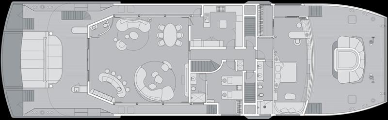 CLC115 - Main deck photo copyright CL Yachts taken at  and featuring the Power Cat class