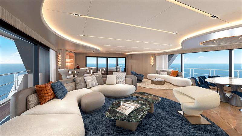 CLC115 - Salon photo copyright CL Yachts taken at  and featuring the Power Cat class