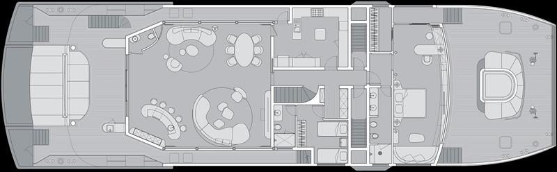 CLC115 - Main deck photo copyright CL Yachts taken at  and featuring the Power Cat class