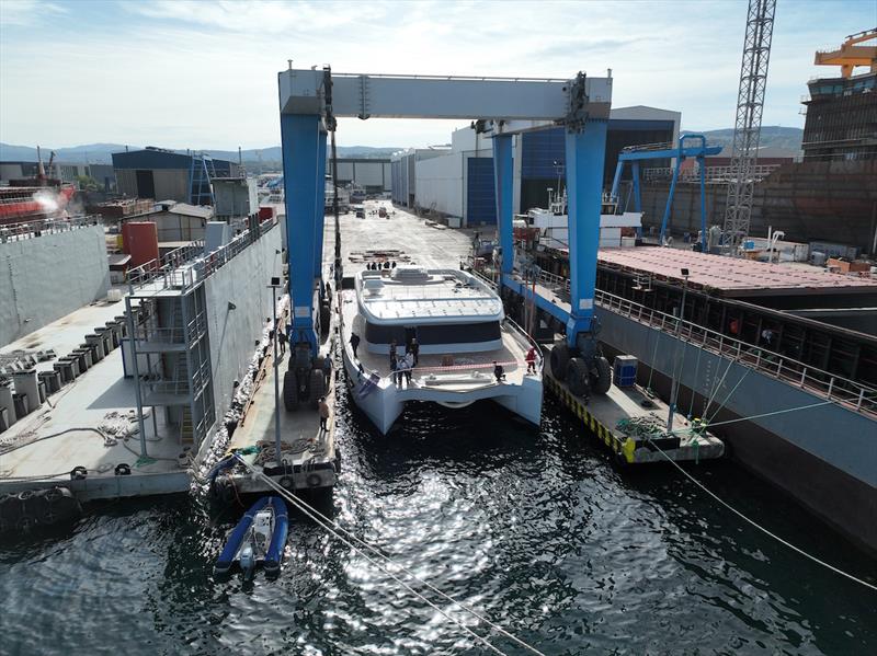 VISIONF 101 photo copyright VisionF Yachts  taken at  and featuring the Power Cat class