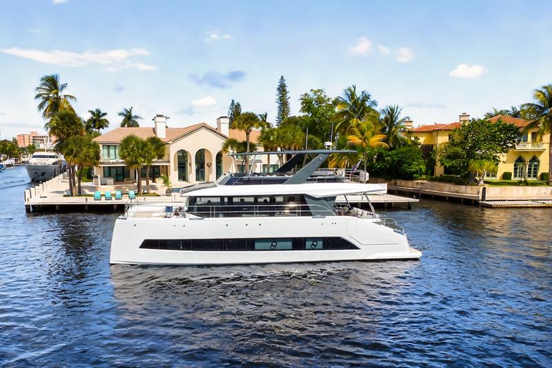 Oceanwalker S60 Revolution edition photo copyright Sand People taken at  and featuring the Power Cat class