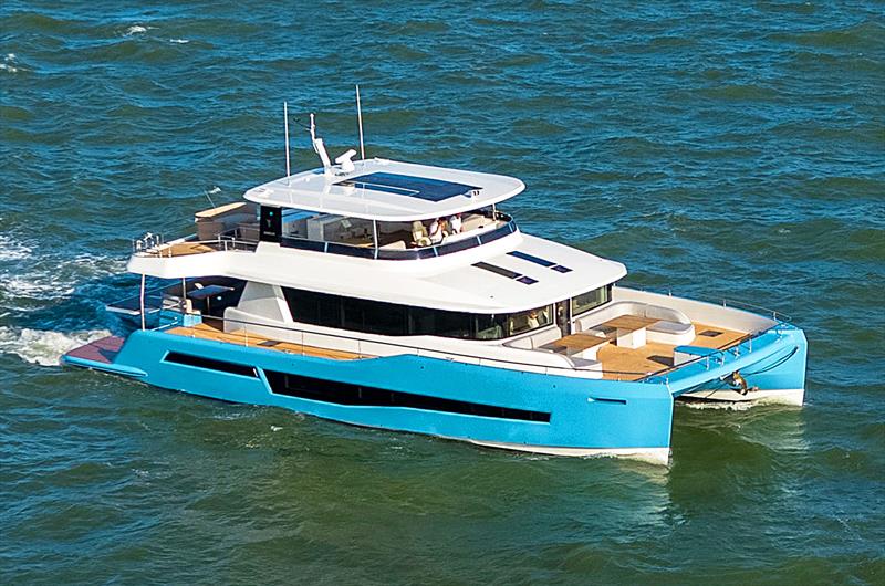 GranOcean W72 underway photo copyright GranOcean taken at  and featuring the Power Cat class