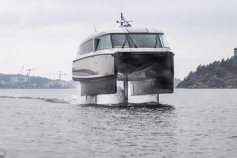 P-12 photo copyright Candela taken at  and featuring the Power Cat class