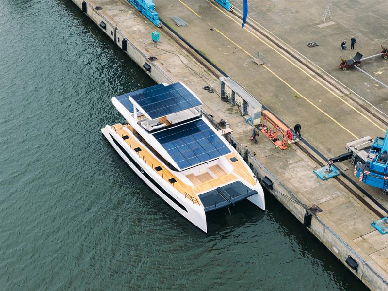 First solar-electric PY60 catamaran photo copyright Daniel Großjohann taken at  and featuring the Power Cat class