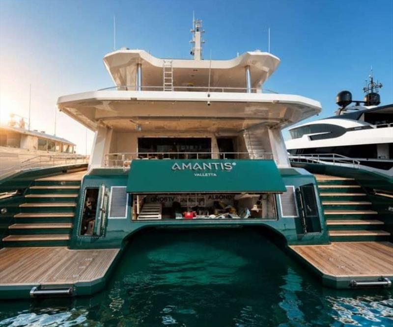 Sunpower–Alva Solar-E90 `Amantis` photo copyright Sunpower Yachts taken at  and featuring the Power Cat class