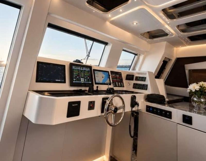 Sunpower–Alva Solar-E90 `Amantis` photo copyright Sunpower Yachts taken at  and featuring the Power Cat class