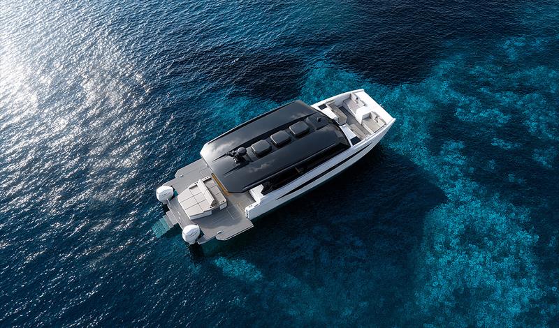 SilverCat 47 Top View photo copyright SilverCat taken at  and featuring the Power Cat class