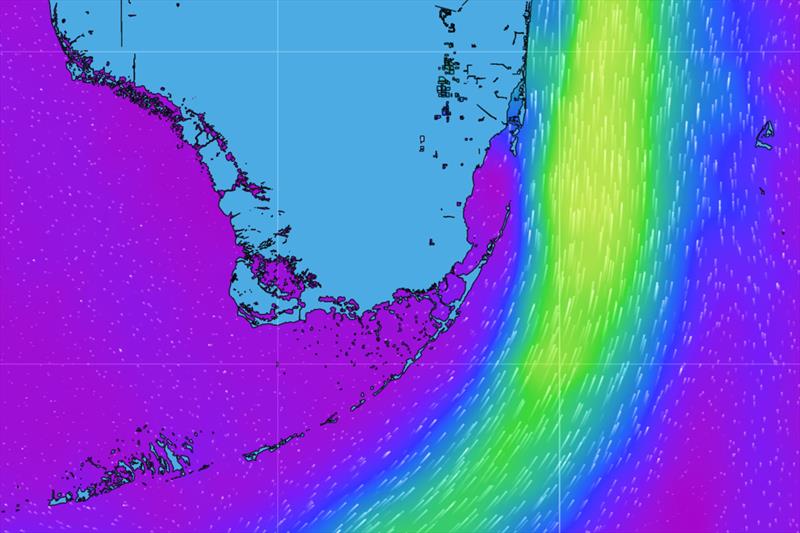 Oceanic and Tidal Currents - PredictCurrent - high-resolution tidal currents model - photo © Predictwind