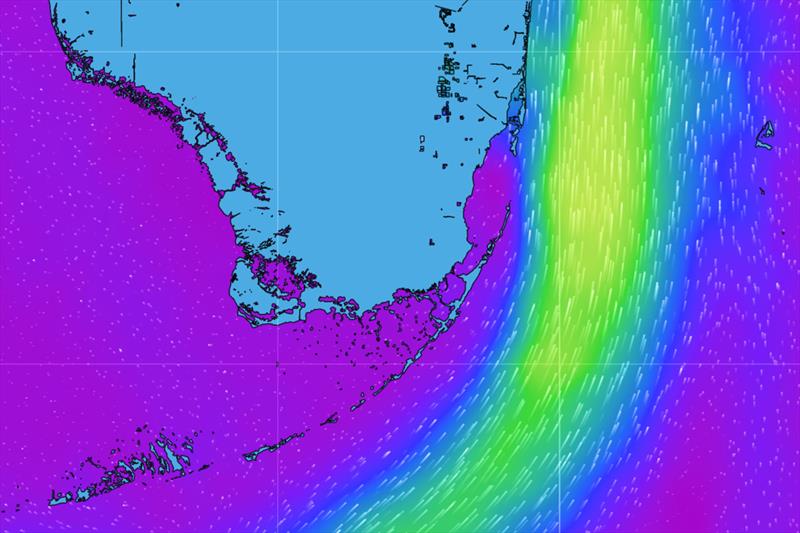 Oceanic and Tidal Currents - PredictCurrent - high-resolution tidal currents model photo copyright Predictwind taken at Royal New Zealand Yacht Squadron and featuring the  class