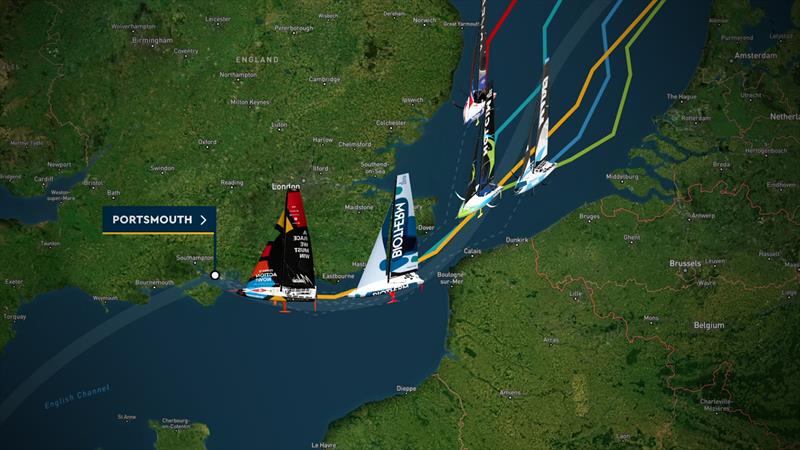 Map Clean - Predictwind - The Ocean Race - July 2025 - photo © Predictwind