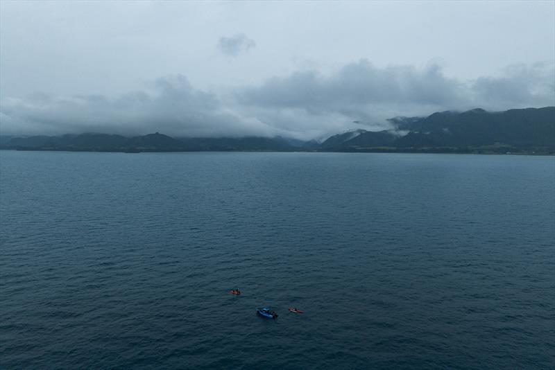  Jono Ridler - Mid Point reached - Swim4TheOcean - February 17, 2026 photo copyright Joshua McCormack taken at Takapuna Boating Club and featuring the  class