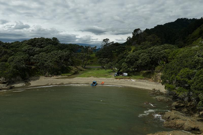  Jono Ridler - Mid Point reached - Swim4TheOcean - February 17, 2026 - photo © Joshua McCormack