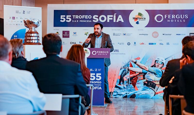 The 55th Trofeo Princesa Sofia Mallorca by FERGUS Hotels is officially launched - Pep Cañellas, FERGUS Group - photo © Sailing Energy / Trofeo Princesa Sofía