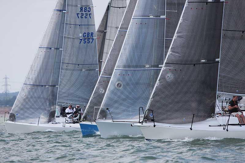 Coutts Quarter Ton Cup 2015 day 2 photo copyright Fiona Brown / www.fionabrown.com taken at Royal Corinthian Yacht Club, Cowes and featuring the Quarter Tonner class