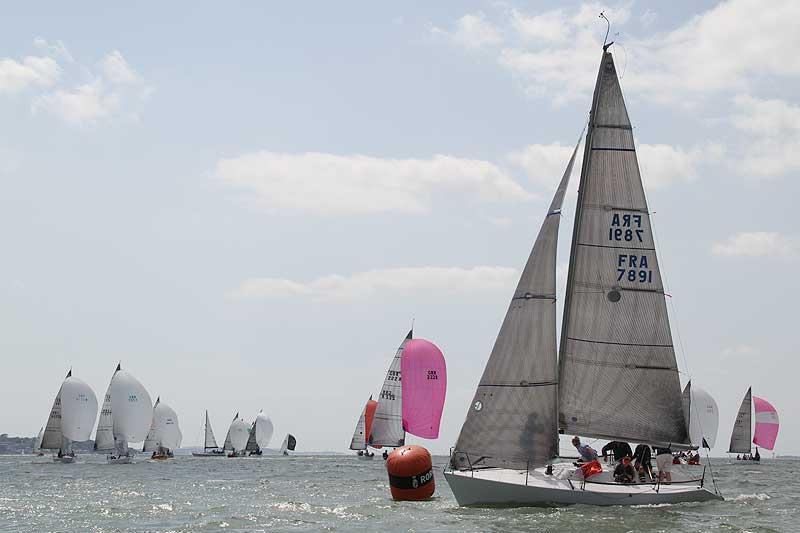 Coutts Quarter Ton Cup 2015 day 2 photo copyright Fiona Brown / www.fionabrown.com taken at Royal Corinthian Yacht Club, Cowes and featuring the Quarter Tonner class