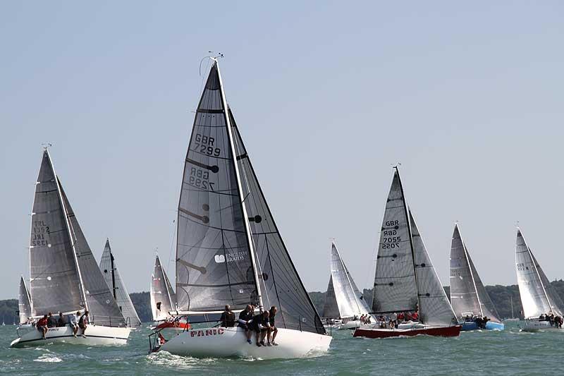 Coutts Quarter Ton Cup 2015 action photo copyright Fiona Brown / www.fionabrown.com taken at Royal Corinthian Yacht Club, Cowes and featuring the Quarter Tonner class