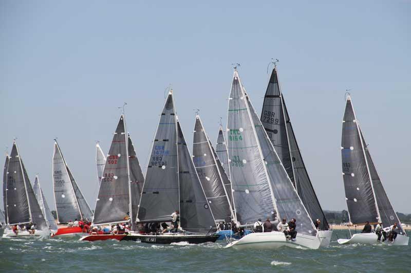 Coutts Quarter Ton Cup 2015 day 3 photo copyright Fiona Brown / www.fionabrown.com taken at Royal Corinthian Yacht Club, Cowes and featuring the Quarter Tonner class