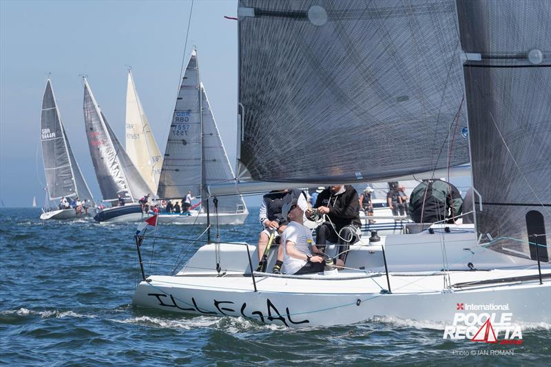 International Paint Poole Regatta 2018 day 2 photo copyright Ian Roman / International Paint Poole Regatta taken at  and featuring the Quarter Tonner class
