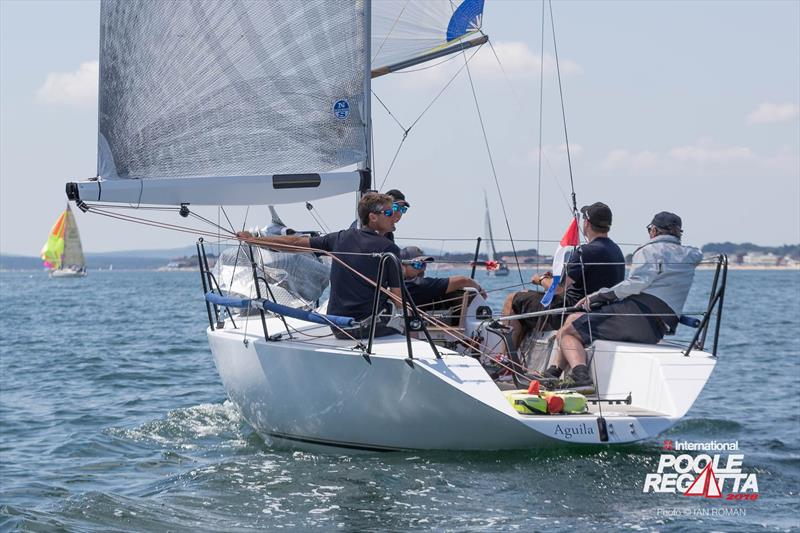 Sam Laidlaw's Aguila wins IRC3 at the International Paint Poole Regatta 2018 photo copyright Ian Roman / International Paint Poole Regatta taken at  and featuring the Quarter Tonner class