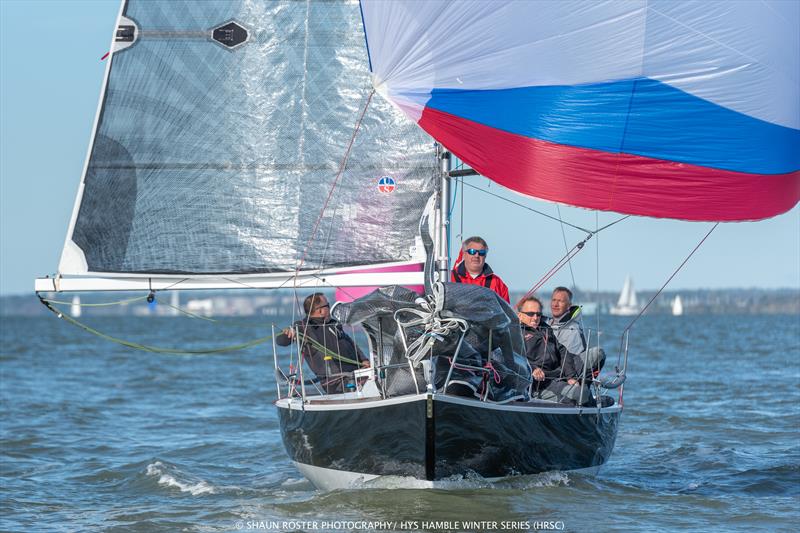 Week 4 of the HYS Hamble Winter Series photo copyright Shaun Roster taken at Hamble River Sailing Club and featuring the Quarter Tonner class