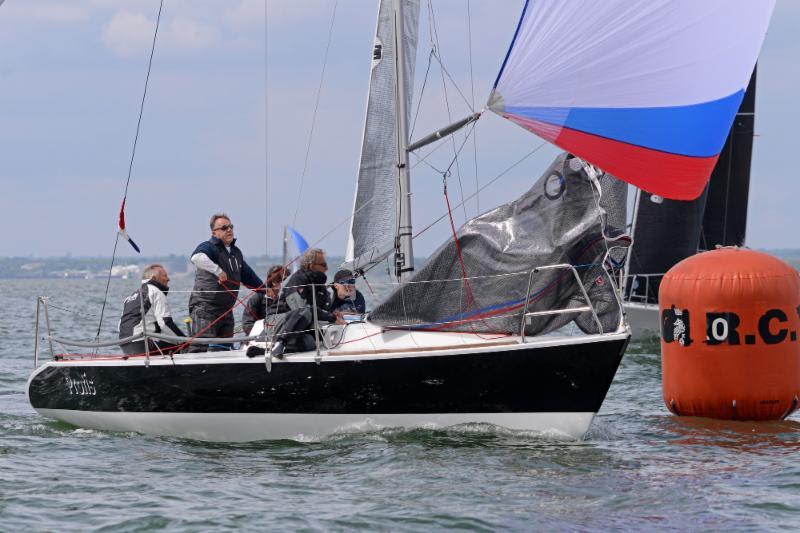 Quarter Tonner Protis extends her lead to finish first in class - RORC Vice Admiral's Cup 2019 photo copyright Rick Tomlinson taken at Royal Ocean Racing Club and featuring the Quarter Tonner class