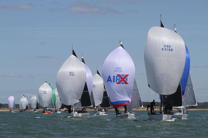 The spectacular sight of the Quarter Ton Cup fleet - photo © Fiona Brown