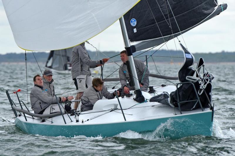 Sam Laidlaw's BLT leads the Quarter Tonner class on the first day of racing - RORC Vice Admiral's Cup photo copyright Rick Tomlinson / RORC taken at Royal Ocean Racing Club and featuring the Quarter Tonner class