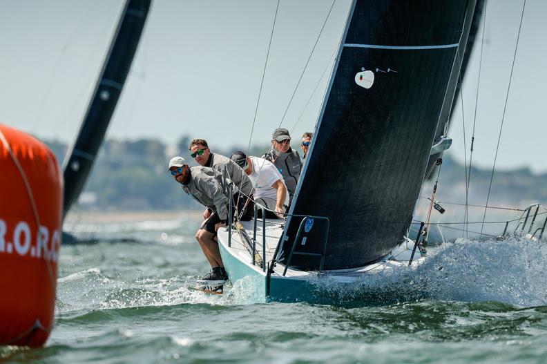 Overall winner in the Quarter Ton class -  Sam Laidlaw's BLT - 2022 RORC Vice Admiral's Cup photo copyright Paul Wyeth / pwpictures.com taken at Royal Ocean Racing Club and featuring the Quarter Tonner class