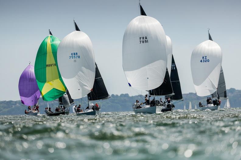 Stunning final day for 2022 RORC Vice Admiral's Cup  photo copyright Paul Wyeth / pwpictures.com taken at Royal Ocean Racing Club and featuring the Quarter Tonner class