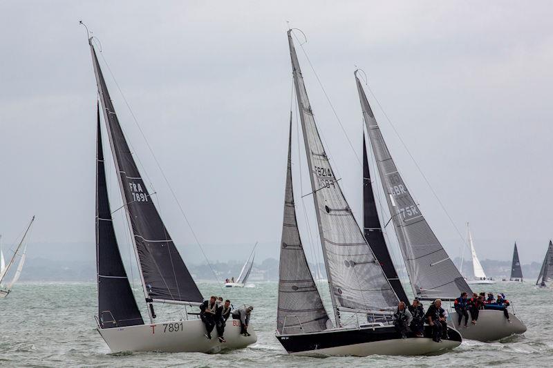 Quarter Tonners on Cowes Week day 2 photo copyright Martin Augustus / www.sailingimages.co.uk taken at Cowes Combined Clubs and featuring the Quarter Tonner class